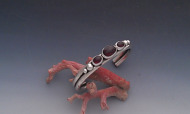 Balls Bracelet with Garnets