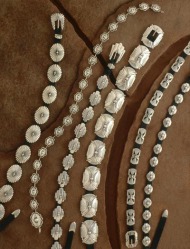 Concho Buckles in Sterling Silver