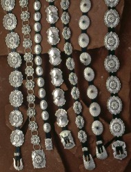 Concho Belts in Sterling Silver