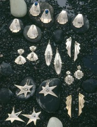 Rings & Earrings in Sterling Silver & Gold