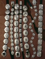 Concho Buckles in Sterling Silver